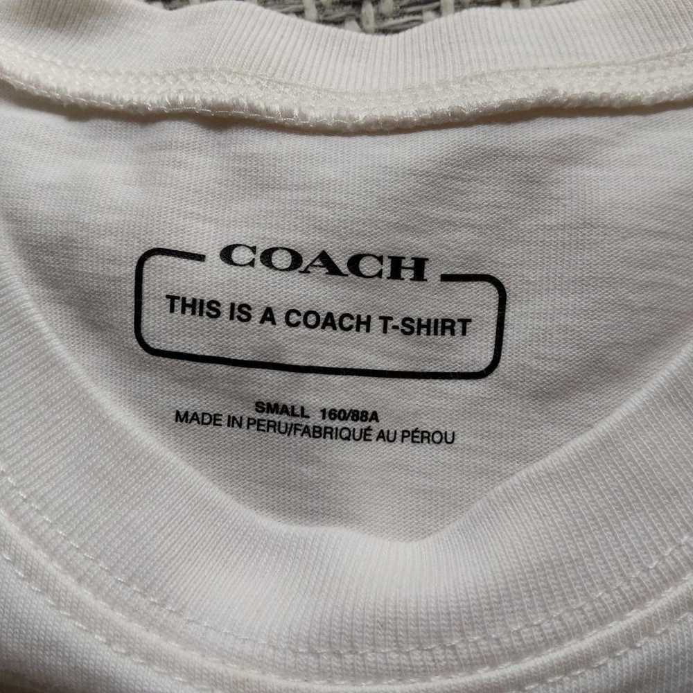 COACH short-sleeved T-shirt size S Cream - image 2