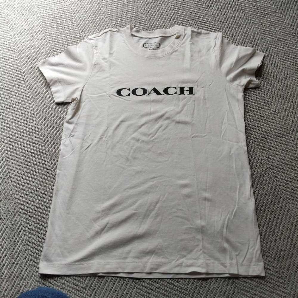 COACH short-sleeved T-shirt size S Cream - image 3