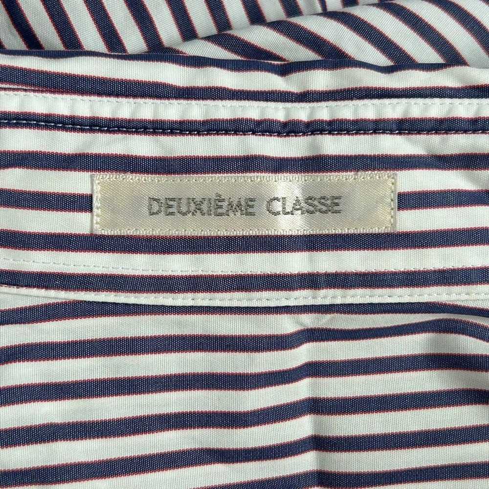 Deuxieme Classe Shirt Navy Stripe Made in Japan 1… - image 6