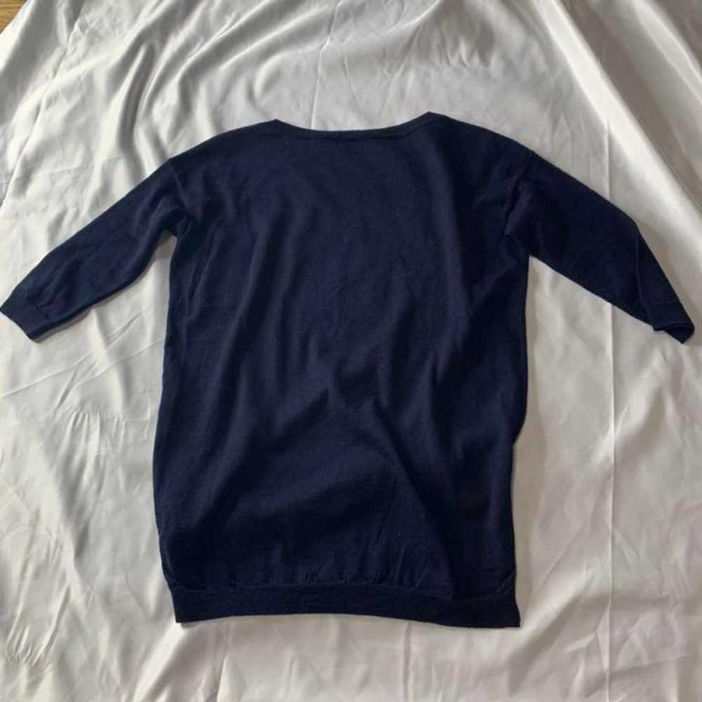 D1145 [Deep Navy Excellent Condition] Uniqlo Wool… - image 6