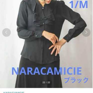 Excellent Condition NARACAMICIE Shadow Check Ruffl