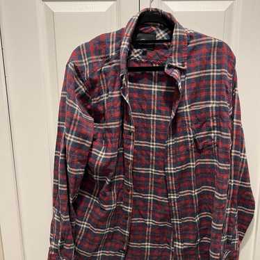 Rails Plaid Button Down Top