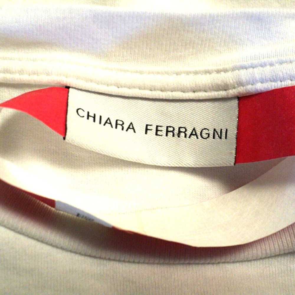 Chiara Ferragni Size M Flirting T-Shirt White Sho… - image 7