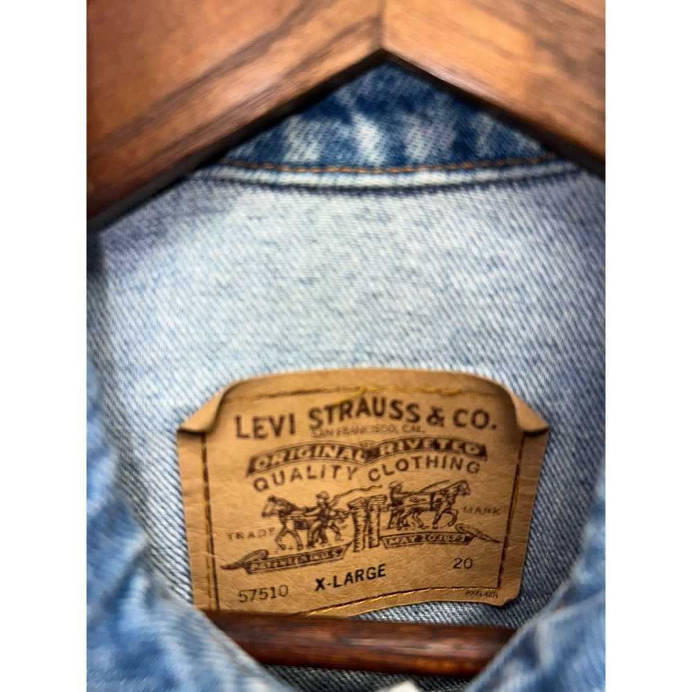 Levi's Vintage Levi's Strauss Blue Denim Jacket U… - image 8