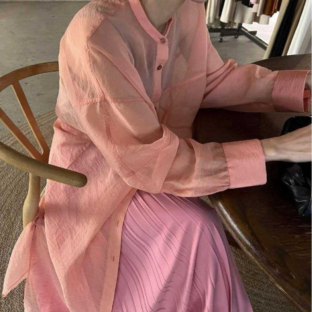 CLANE Pink Sheer Shirt - image 4