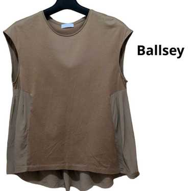 Ballzee silk cotton combination chiffon pullover T