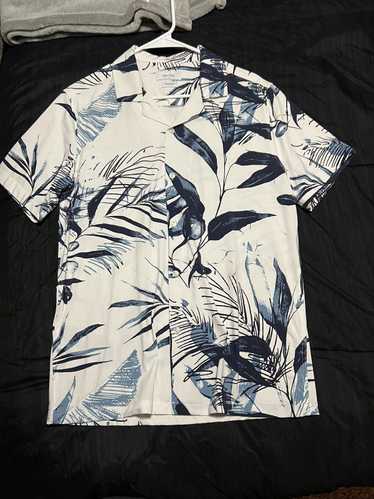 Porter Porter & Ash “ leaves “ beach shirt