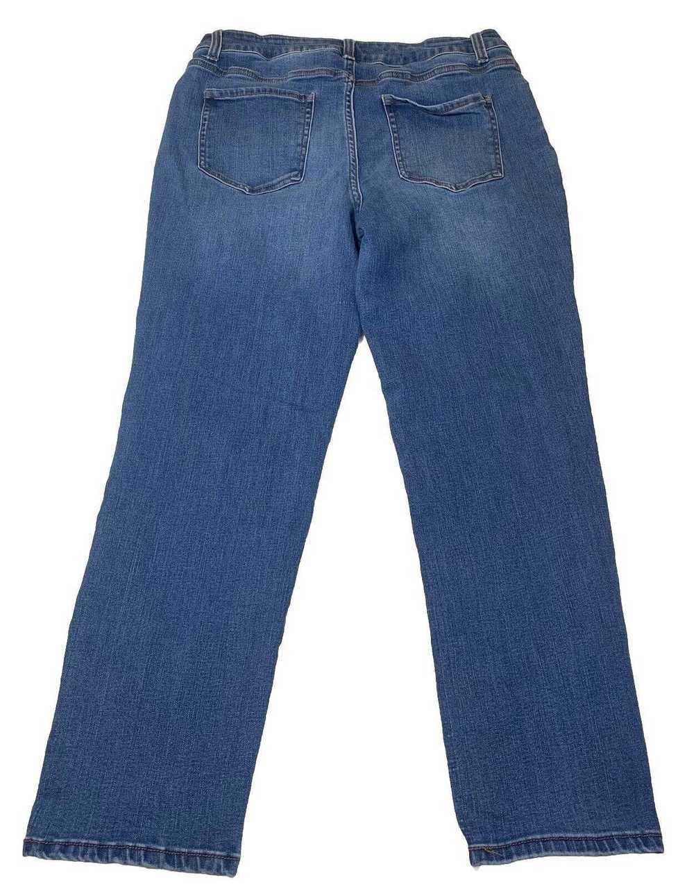 Designer Time And True Jeans Women 12 Blue Straig… - image 2