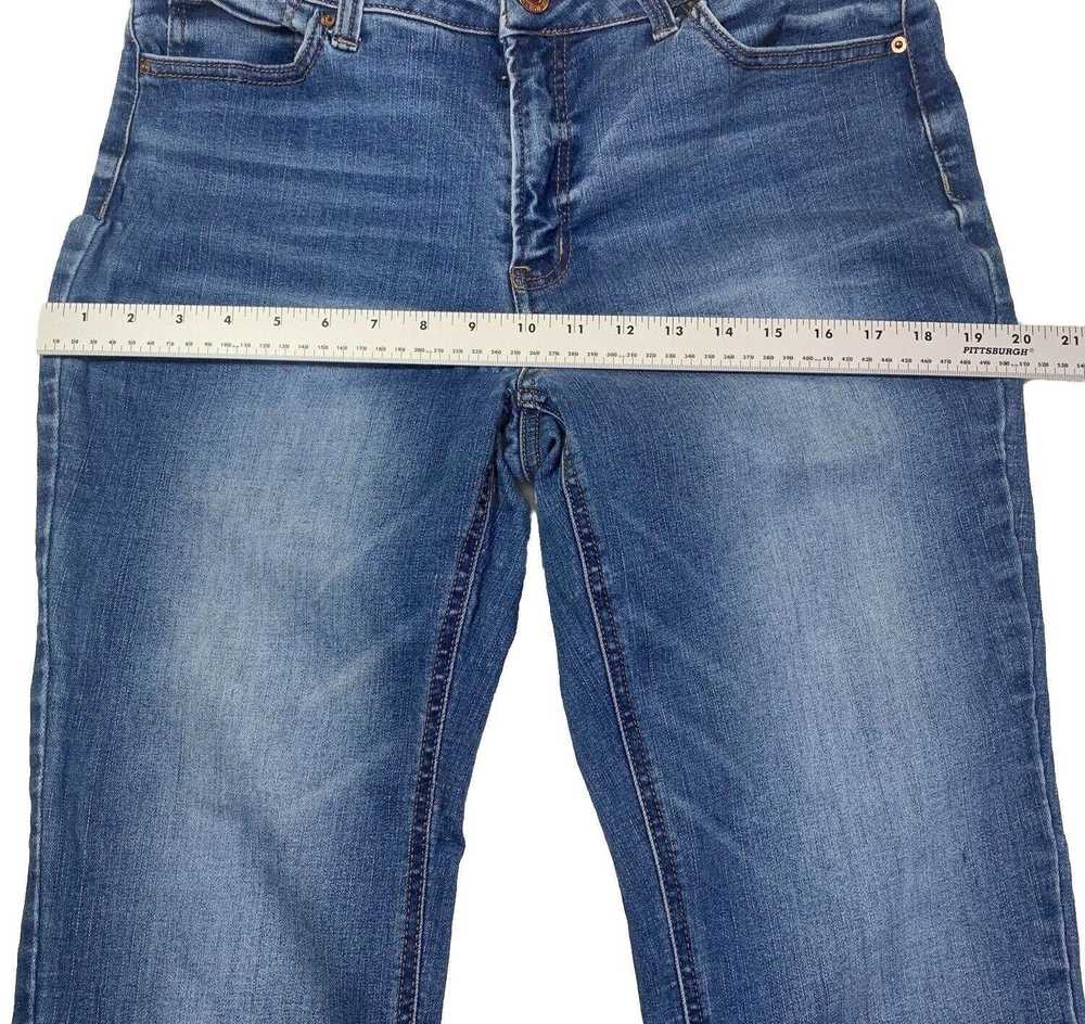 Designer Time And True Jeans Women 12 Blue Straig… - image 3