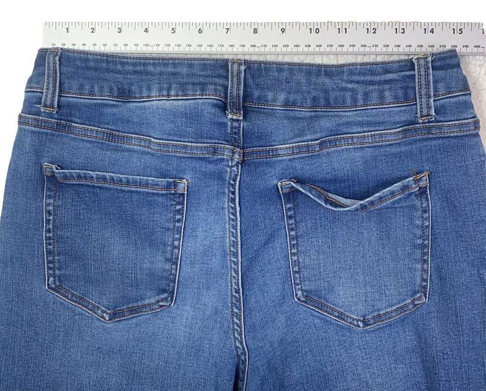 Designer Time And True Jeans Women 12 Blue Straig… - image 6