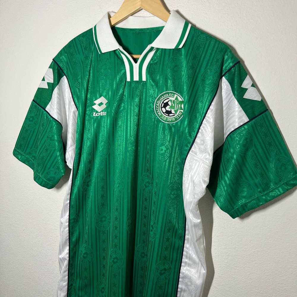 Lotto × Soccer Jersey × Vintage Maccabi Haifa 200… - image 2