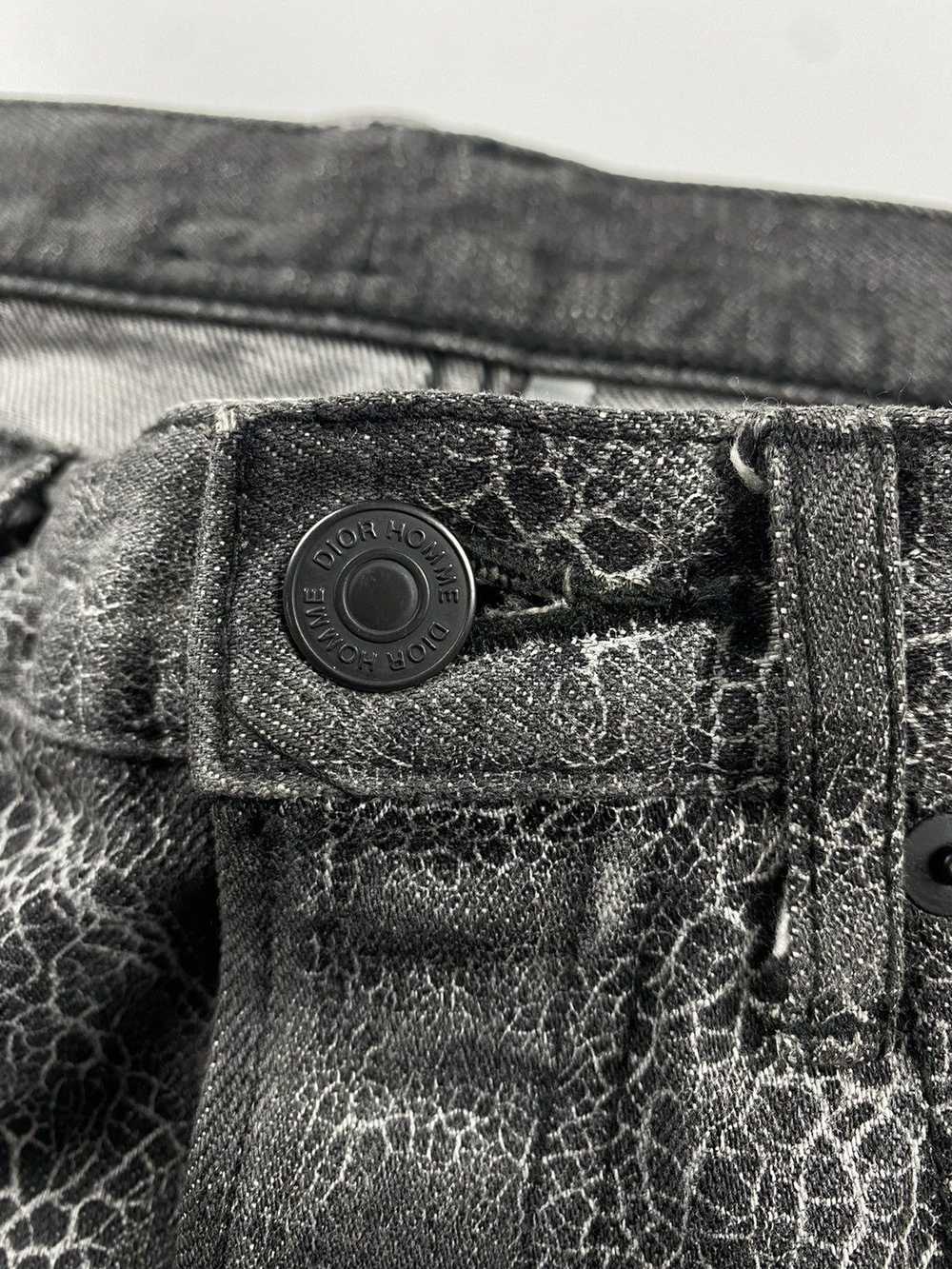 Dior Dior X Hedi Slimane Snake Print Denim Pants - image 8