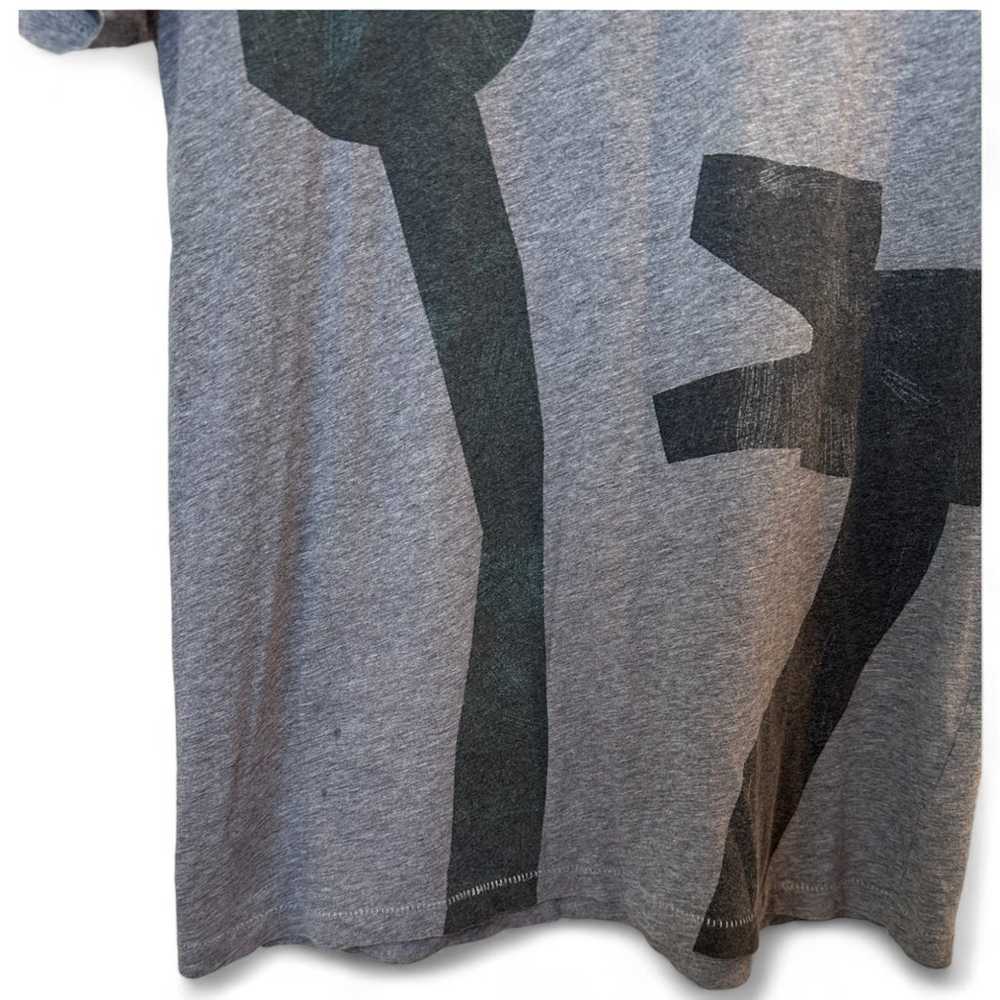 Gray Graphic Tee Acne Studios Vista Flower M - image 5