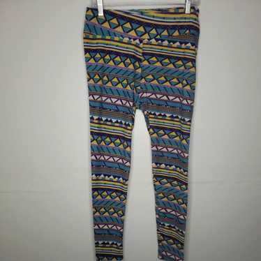 Vintage LuLaRoe Women's Leggings Tall & Curvy Gre… - image 1