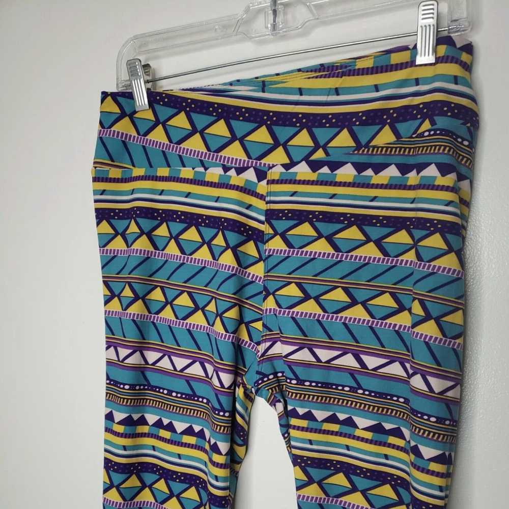 Vintage LuLaRoe Women's Leggings Tall & Curvy Gre… - image 3