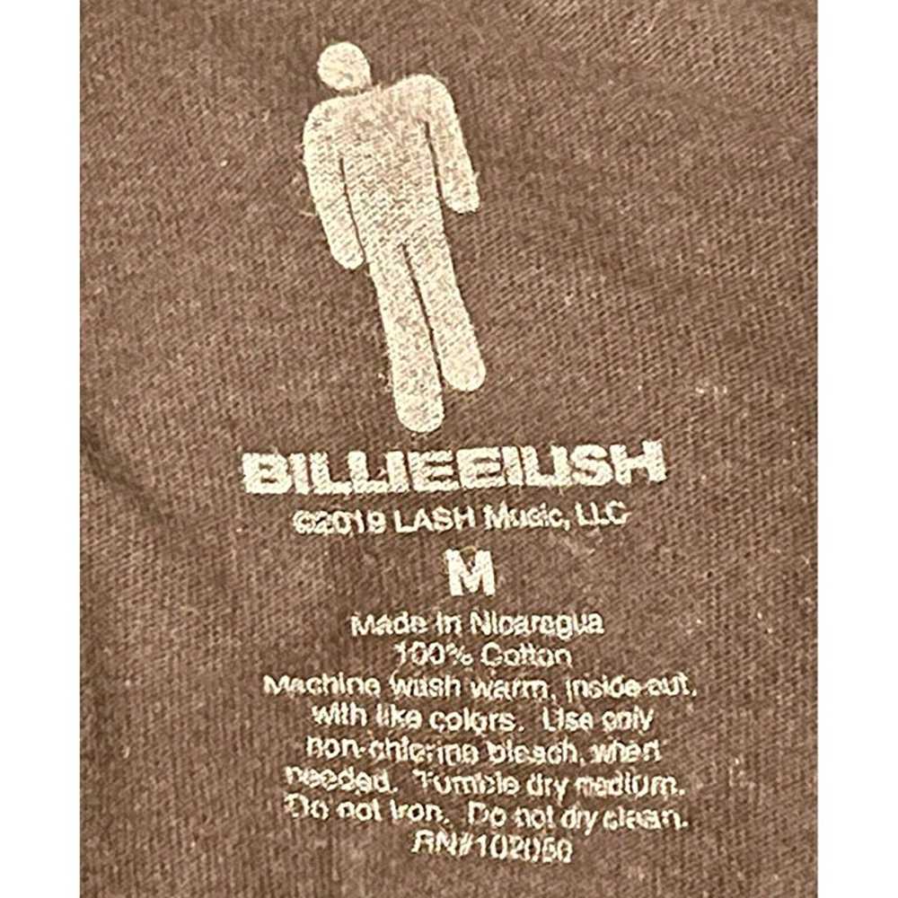 Billie Eilish Lash Music, 2019 World Tour T-shirt… - image 6