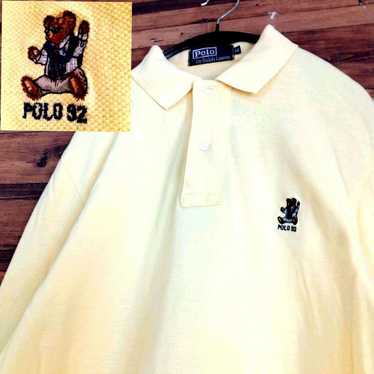 【Rare】POLO Ralph Lauren 90s Polo Bear Embroidered 