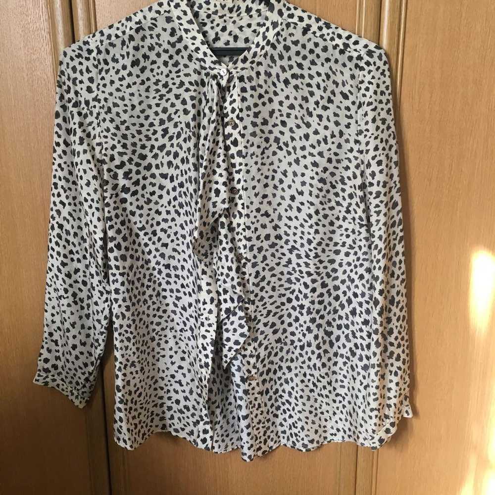 TOMORROWLAND Silk Leopard Shirt 36 - image 1