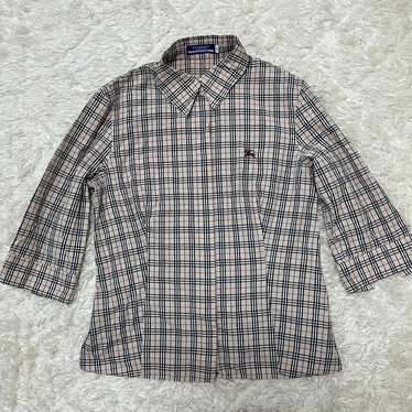 Great item! Burberry! Nova Check pattern! Blouse!… - image 1