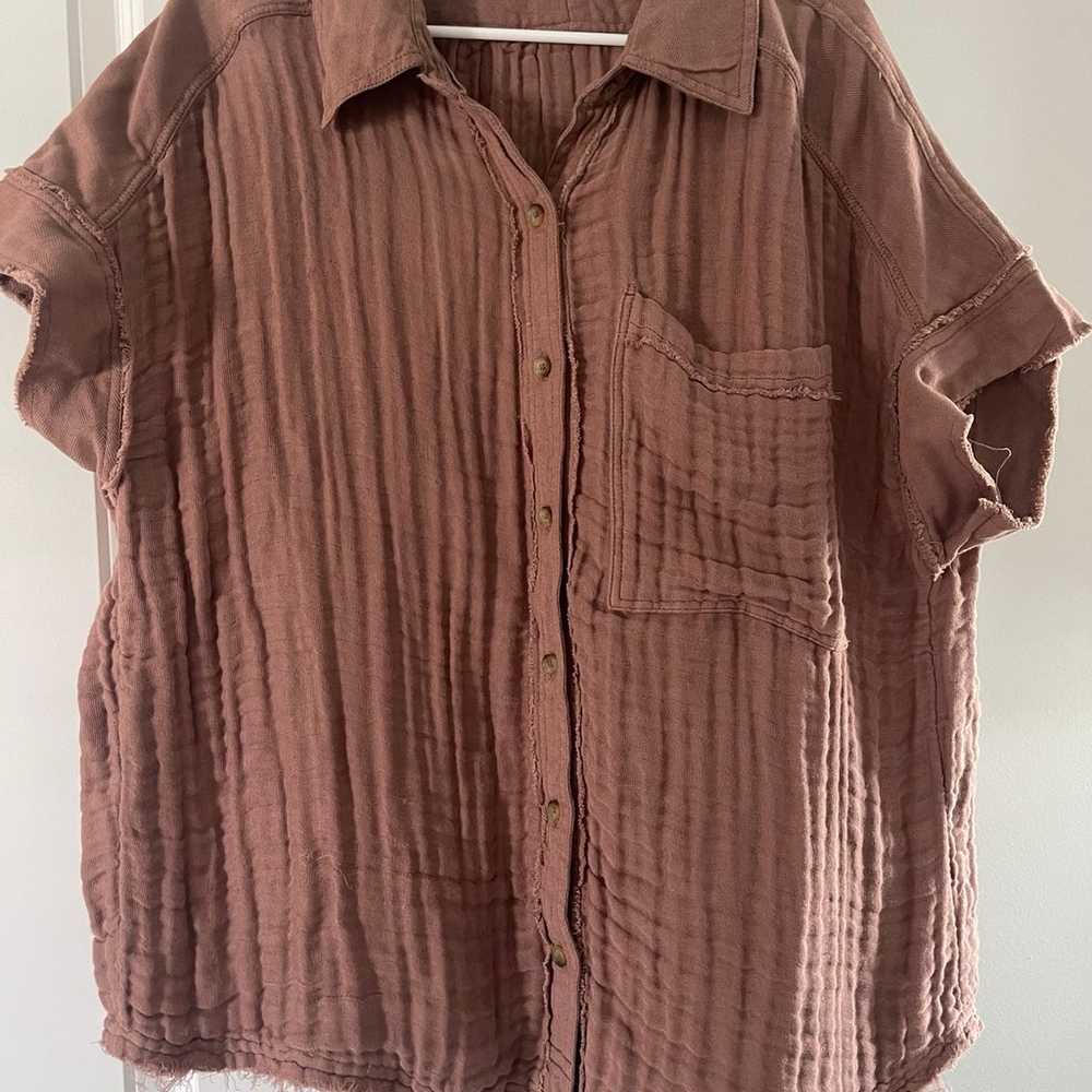 Free People Size Large Heat Waves Top - image 4