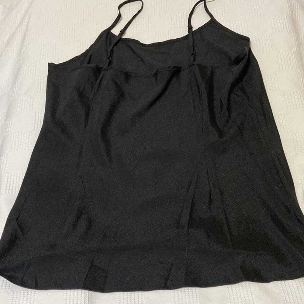 SUNDANCE NWOT BLACK SILK BLOUSE WITH CAMI - image 7