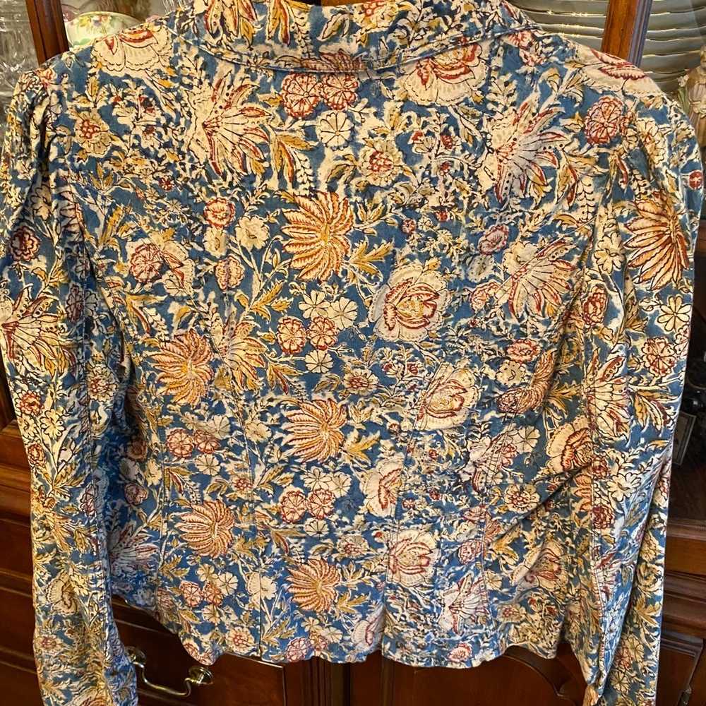 Polo Ralph Lauren 2000 light weight boho floral b… - image 4