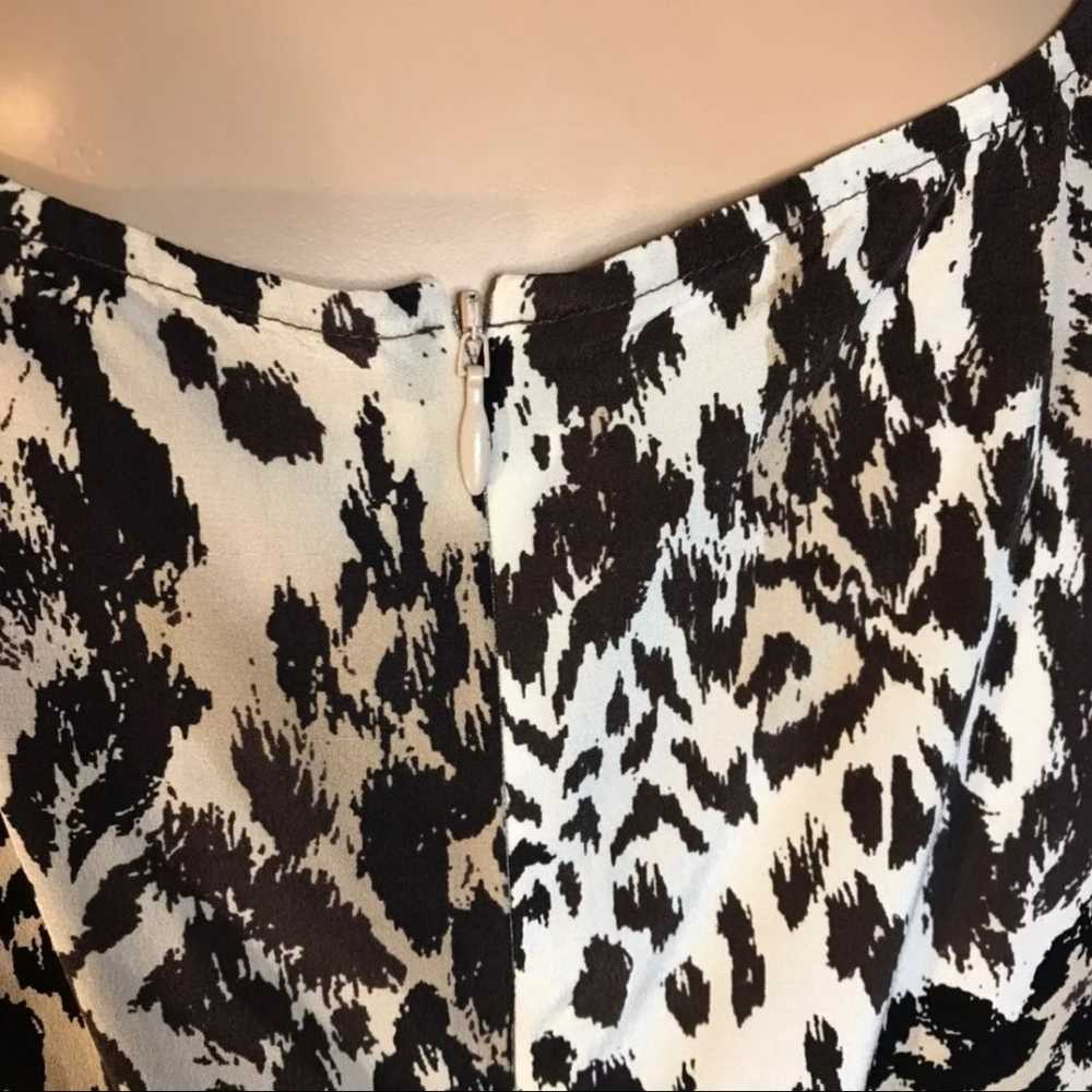 St John 14 silk animal print blouse - image 4