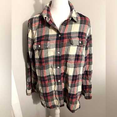 Madewell classic ex boyfriend oversized flannel