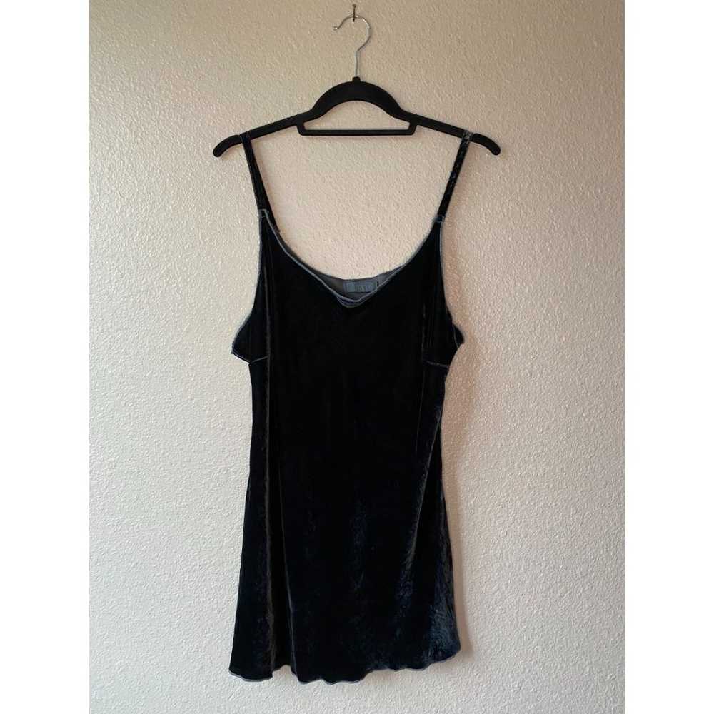 CP Shades Velvet Cami Tank Top Black - image 2