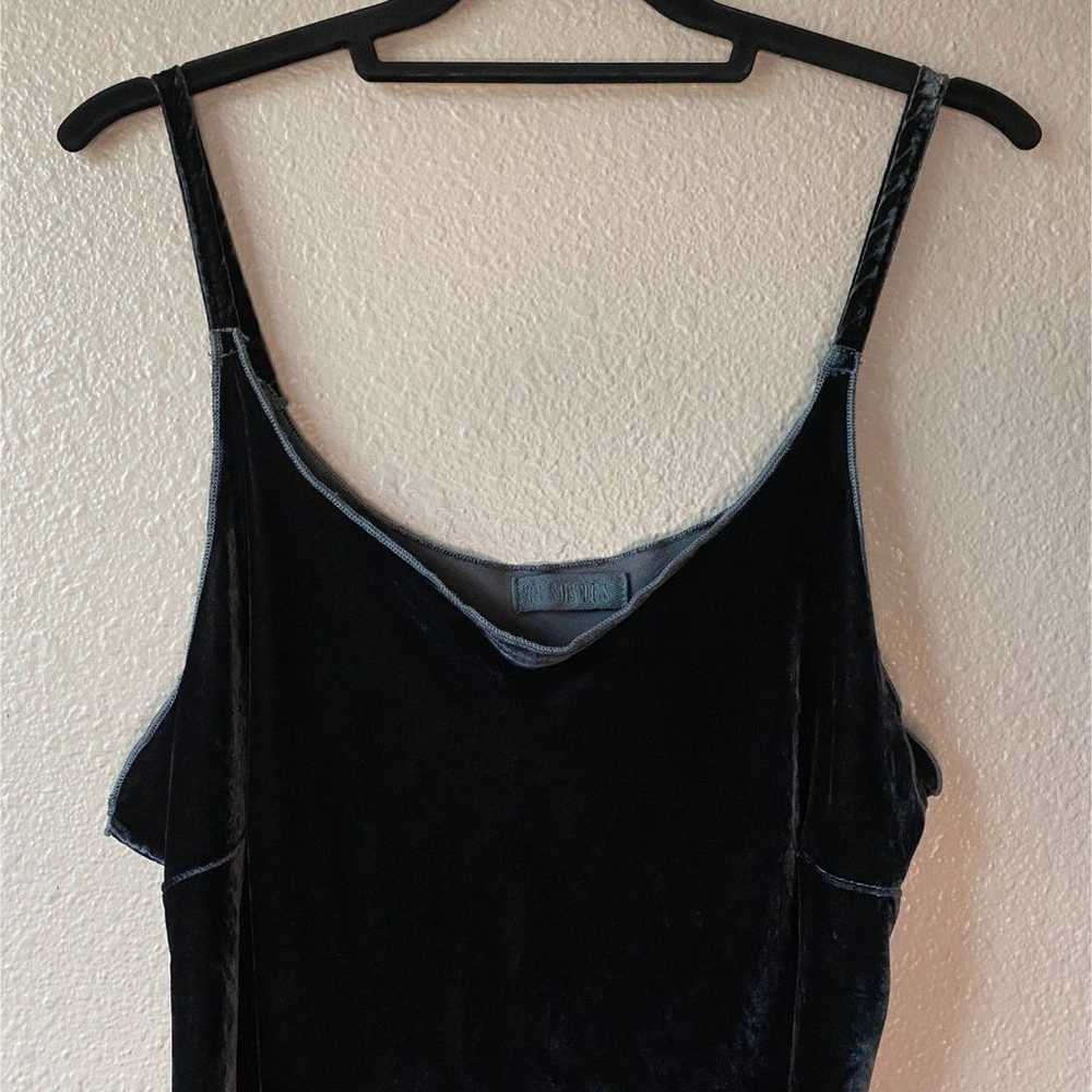 CP Shades Velvet Cami Tank Top Black - image 4