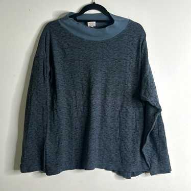 C p shades blue cotton sweatshirt size large - image 1