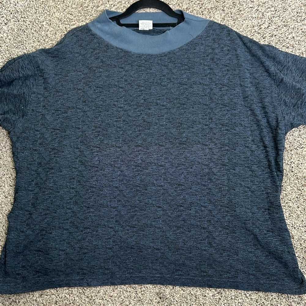 C p shades blue cotton sweatshirt size large - image 3