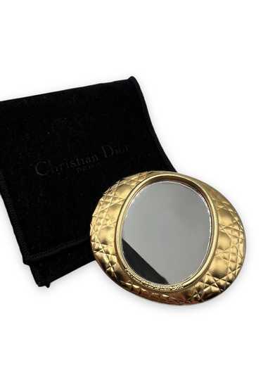 Vintage Dior Mirror Compact metal Gold Tone - image 1