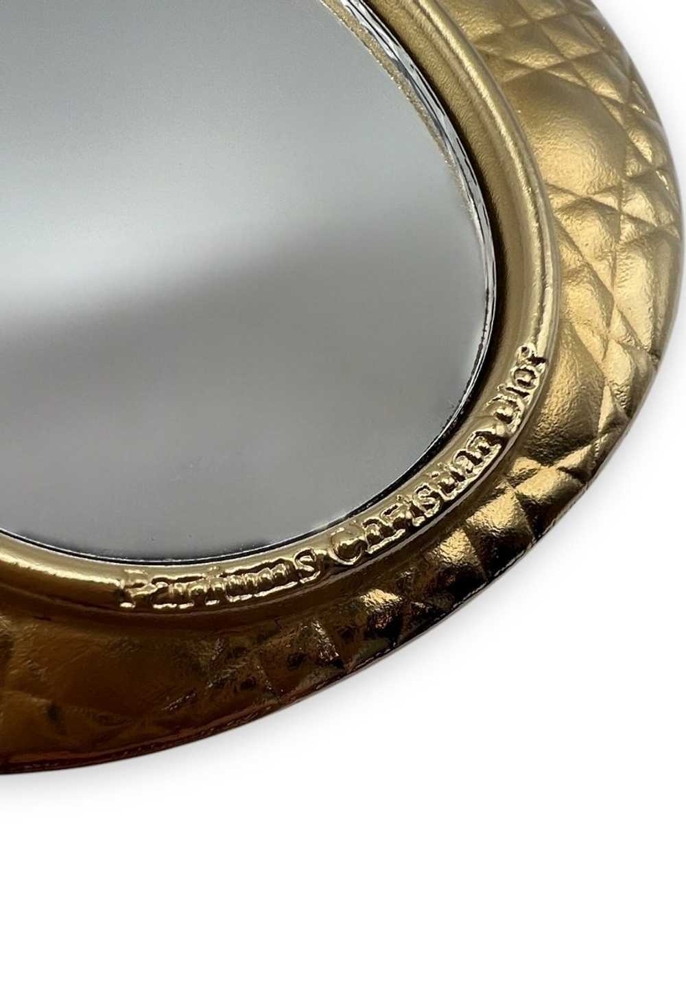 Vintage Dior Mirror Compact metal Gold Tone - image 3