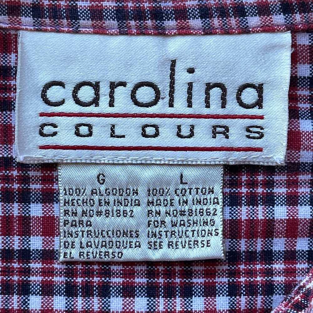 Carolina Colours Womens Shirt Size L Button Front… - image 8