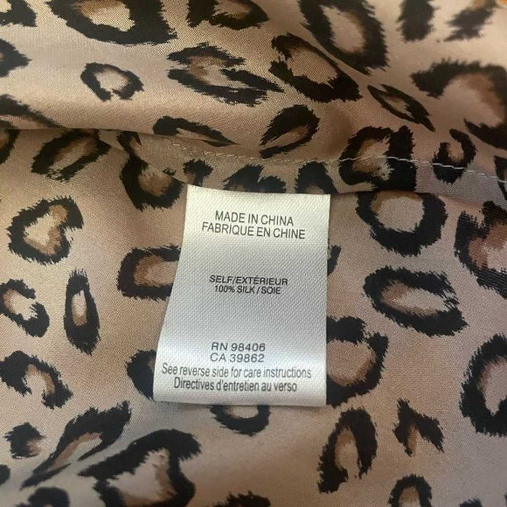 Theory Cheetah Sleeveless Top Size Large - image 4