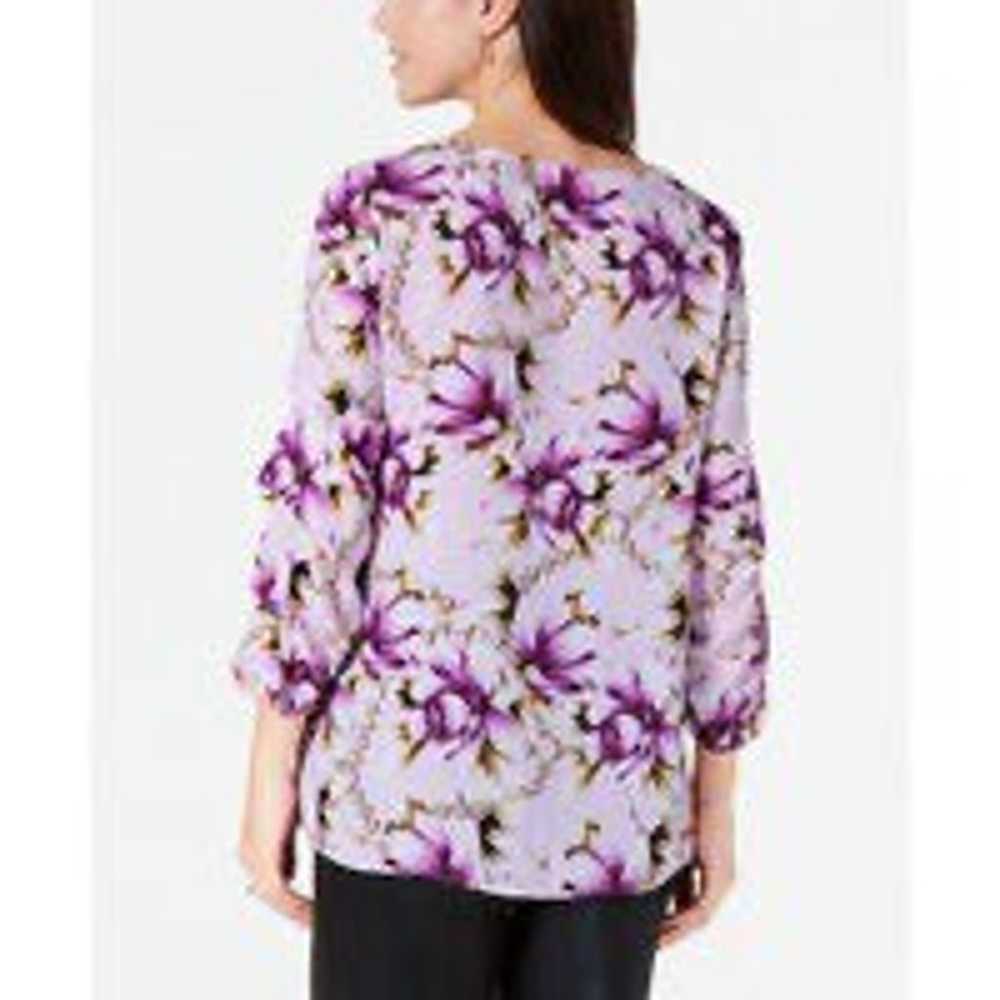 Collection Printed Statement-Sleeve Blouse - image 2