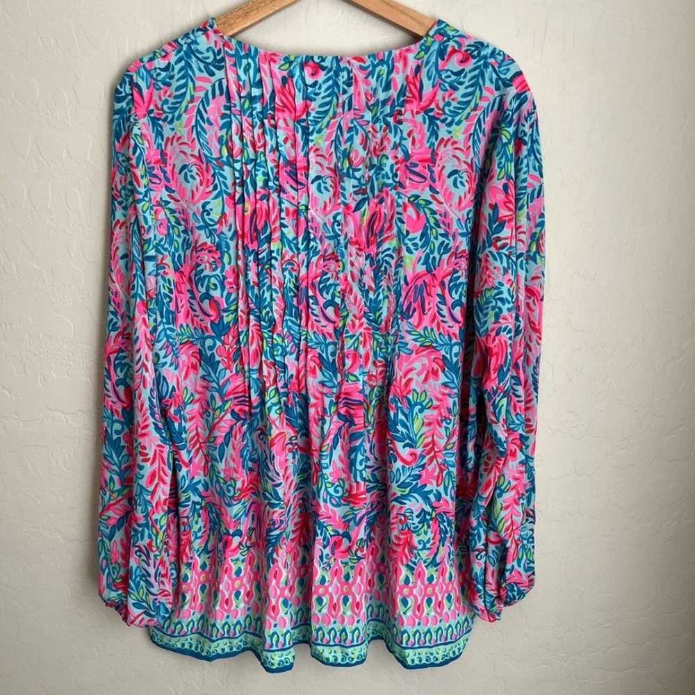 Lilly Pulitzer Marilina Colorful Tunic Top - image 2