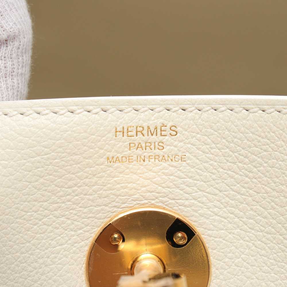 Hermes Hermes Lindy 26 New White Shoulder Bag Eve… - image 4