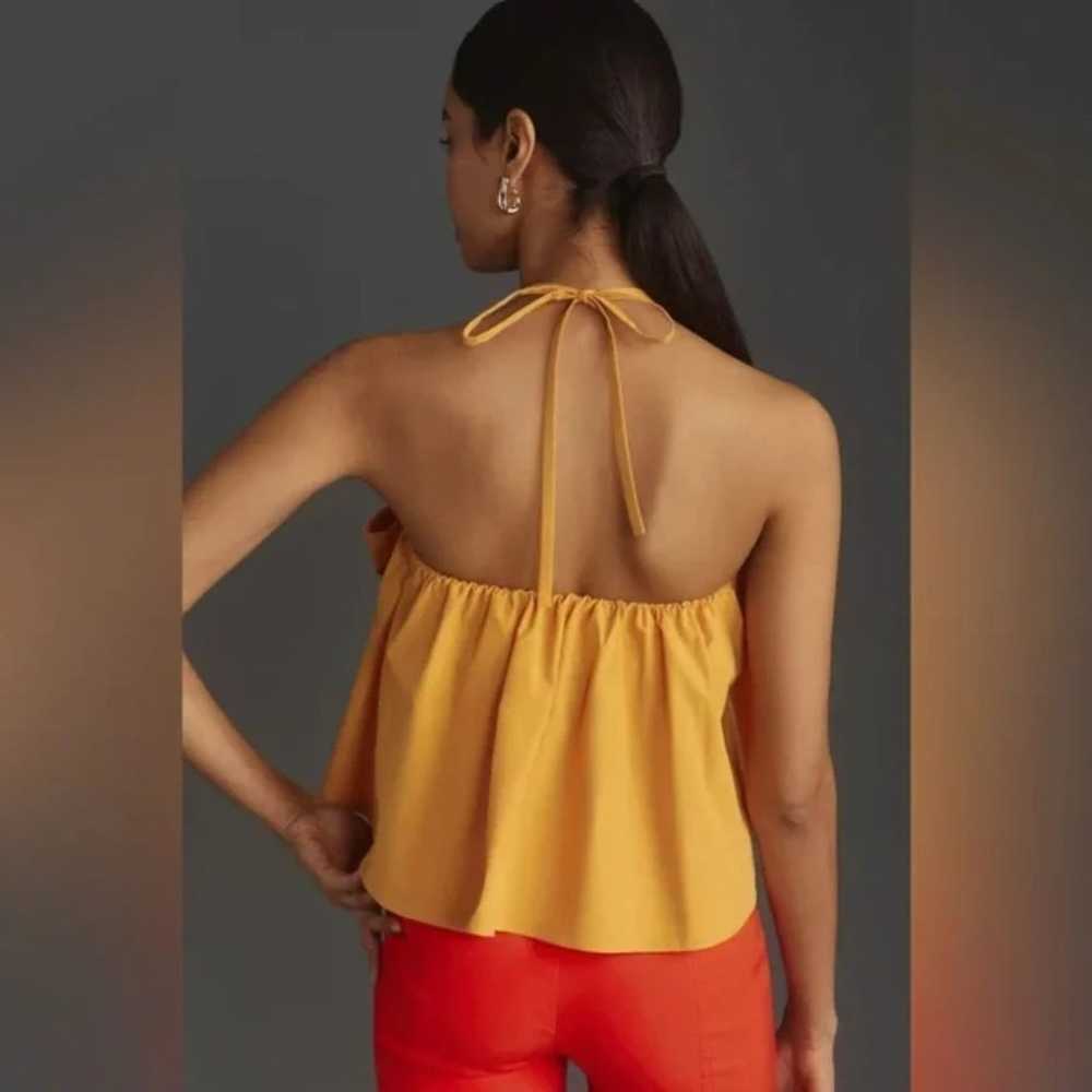 Mare Mare Halter Bow Swing Top Orange Size S New - image 8