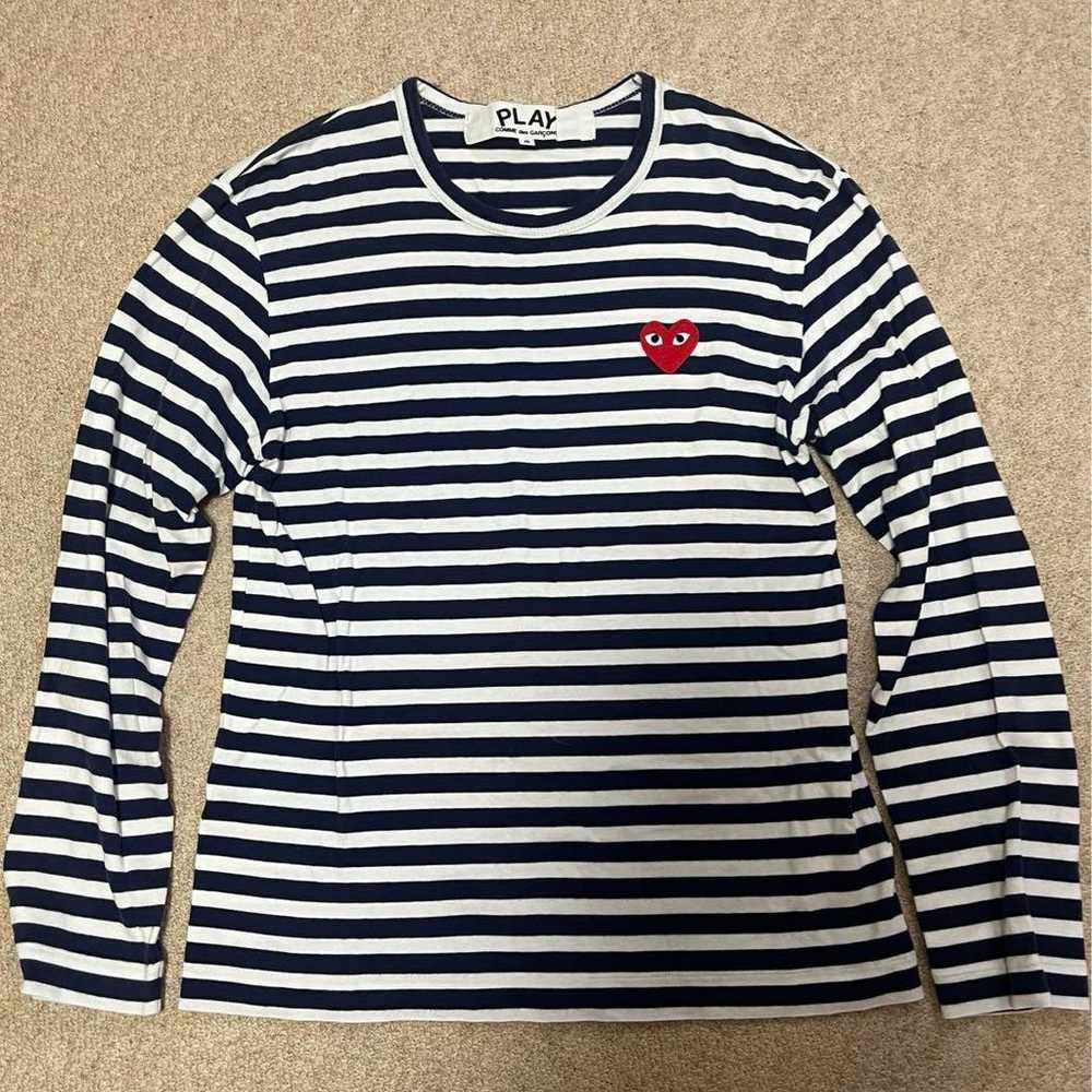 Comme des Garçons striped T-shirt. - image 1