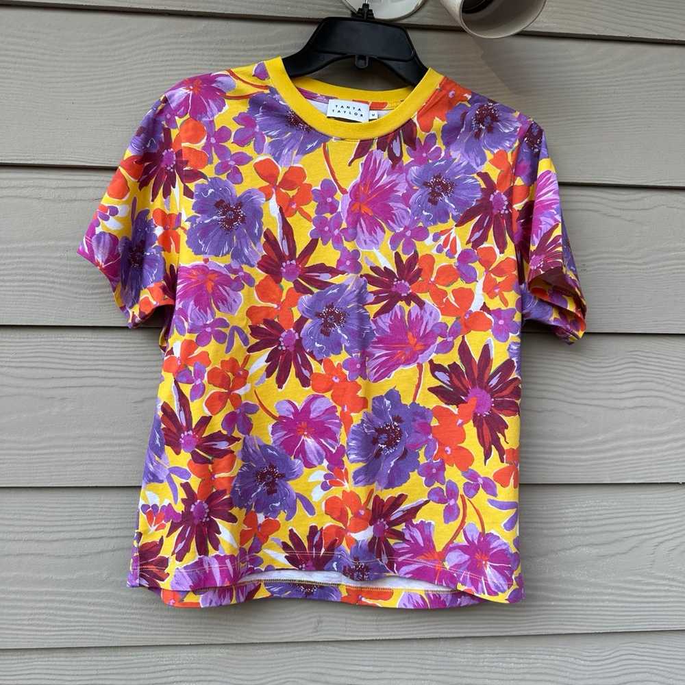 Tanya Taylor Sarah Floral-Print Tee - image 5