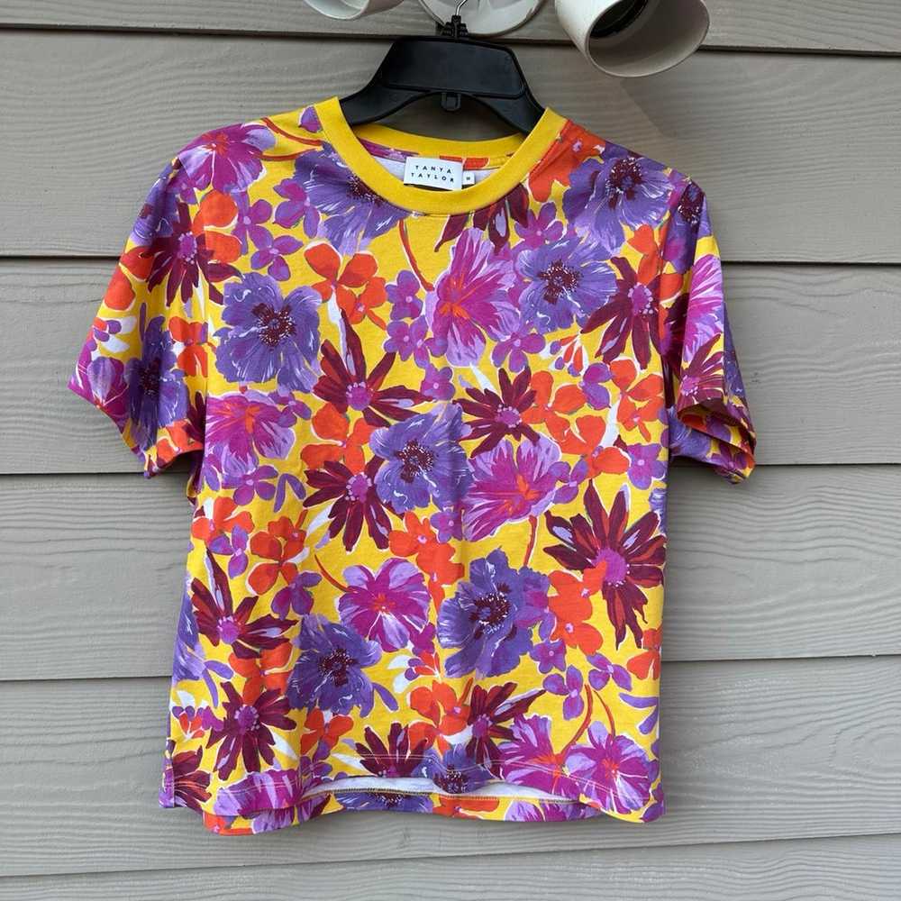 Tanya Taylor Sarah Floral-Print Tee - image 6