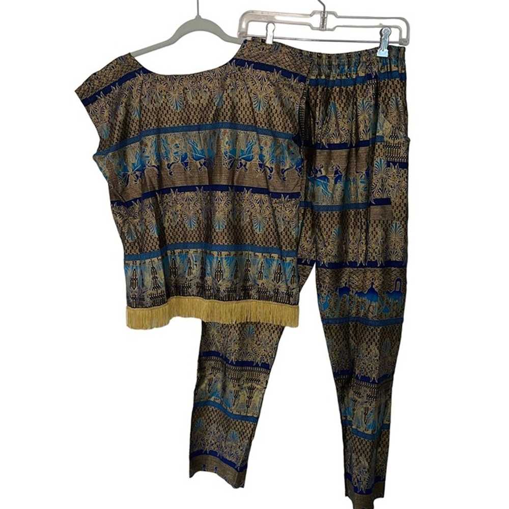 Alit Astika Batik Womens Top Pant Set Size Medium… - image 11