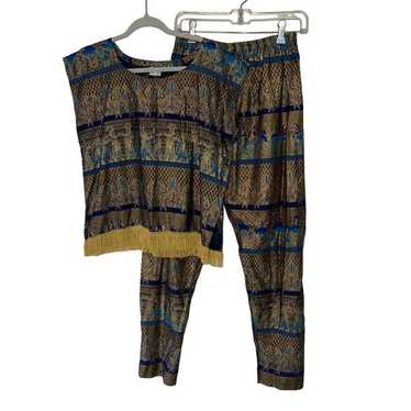 Alit Astika Batik Womens Top Pant Set Size Medium… - image 1