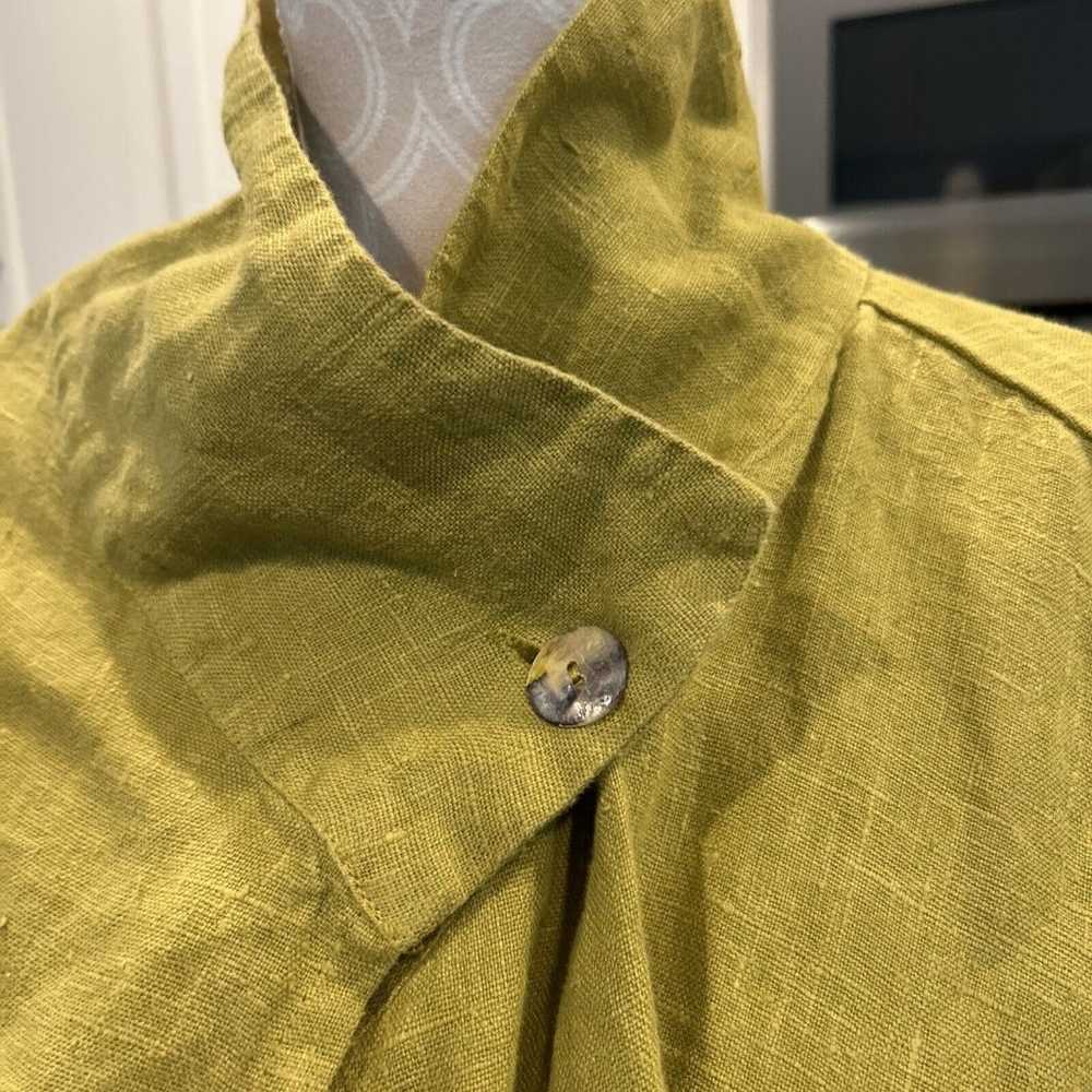 Bryn Walker Yellow Medium Heavy Linen Art-to-Wear… - image 3