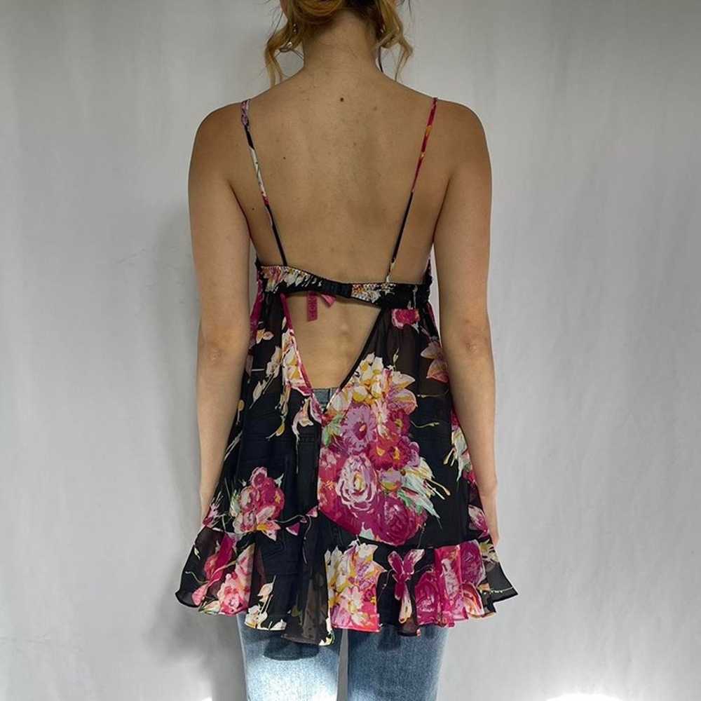 Betsey Johnson floral lingerie top - image 3