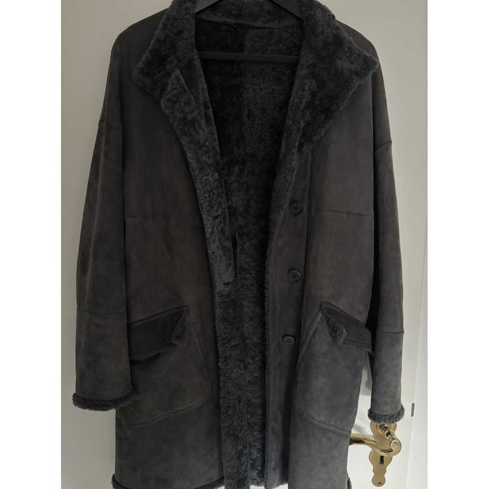 Brunello Cucinelli Leather coat - image 3