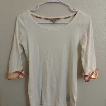 Burberry Brit White Top Size Medium