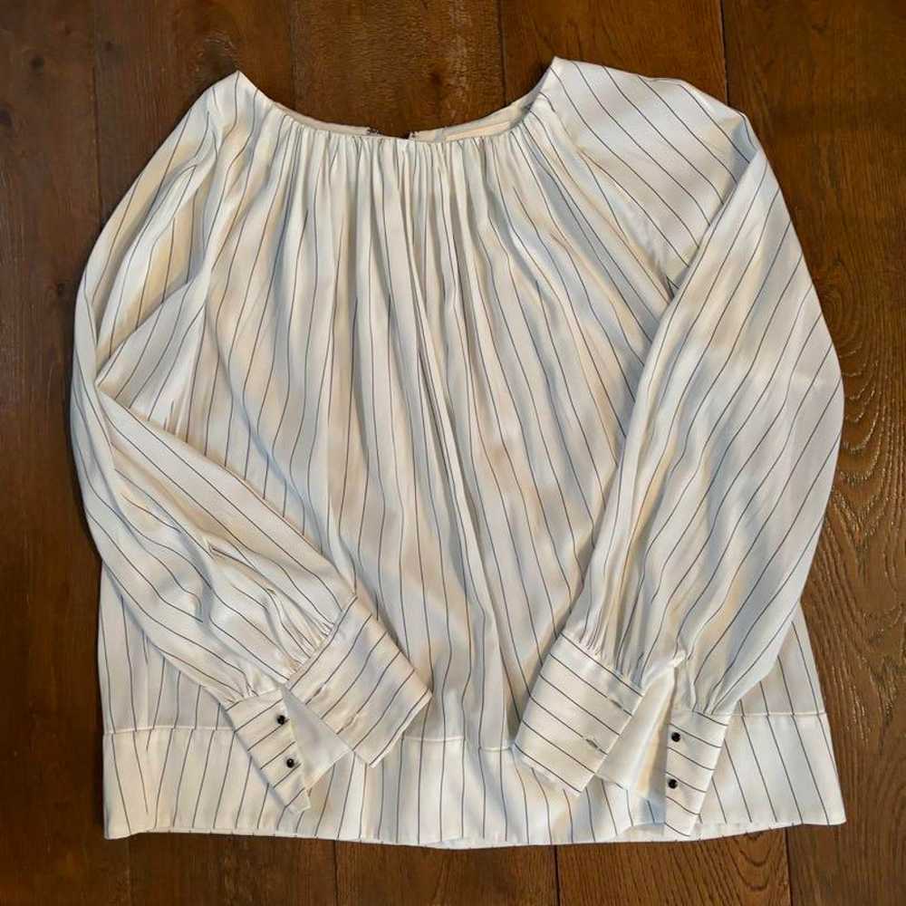 Brand new Ballzee striped long-sleeve blouse. - image 1